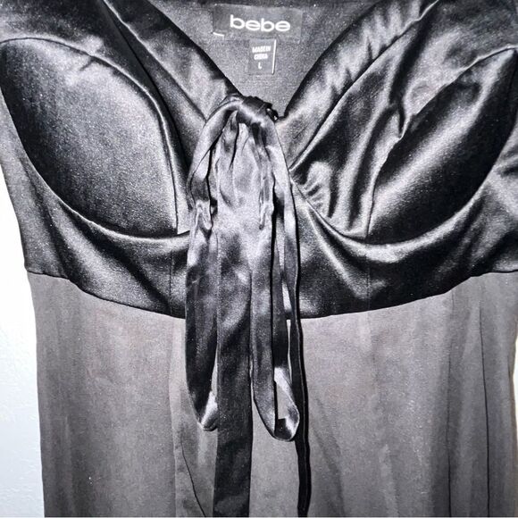 Bebe Black Cocktail Dress - Picture 4 of 9